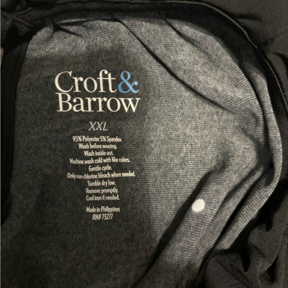 Sleeveless polka dot top, XXL, ruffle high collar - Picture 4 of 4